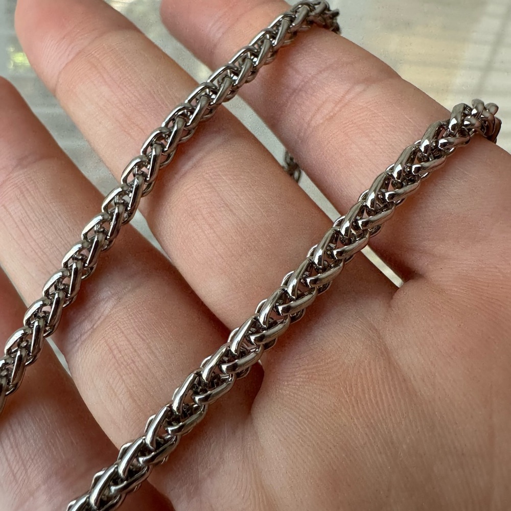 Silver Rose Pendant Necklace - Picture 5 of 13